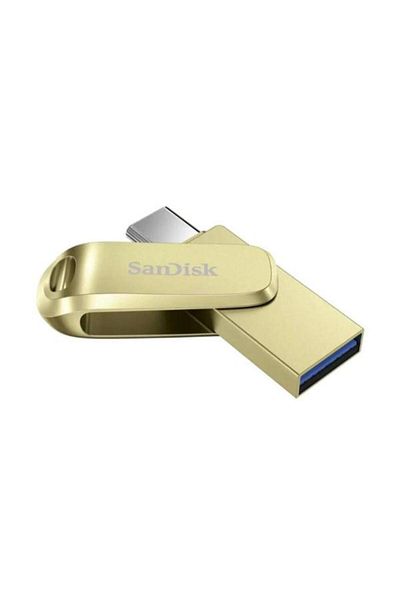 SanDisk Ultra Dual Drive Luxe 512Gb Sdddc4-512G-G46Gd Type-C Gold USB Memory