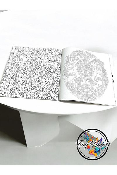 tiny hands Carte de colorat Mandala pentru adulți Vopsea vise Carte de colorat Mandala pentru bătrâni