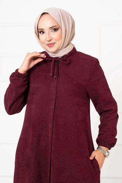 EBRUTESETTÜR Hijab Ferace with Lace Collar