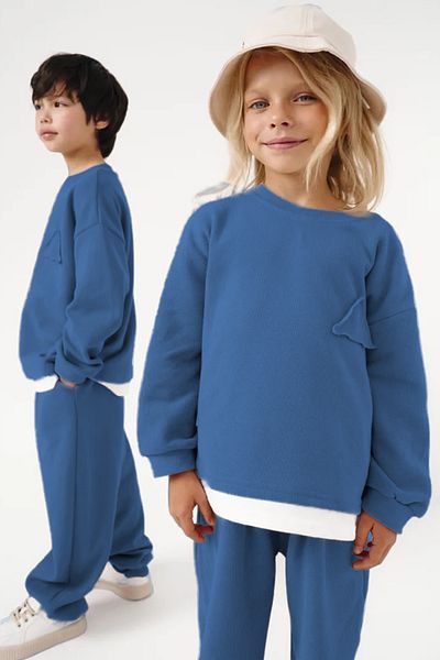 lorio kids Unisex Kids and Baby Sweatshirt Set - Nursery Tracksuit
