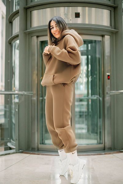 BayBayan Γυναικείο Σετ Φόρμας Oversize Thick Trend Model