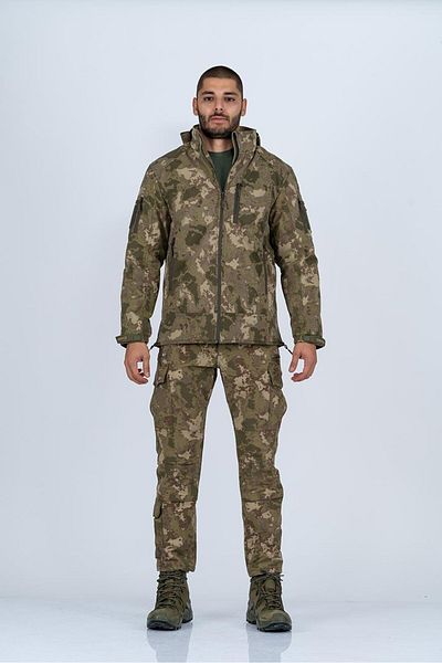 Combat Tactical Palton Softtjell pentru bărbați - Camuflaj, Rezistent la apă, În aer liber - 305