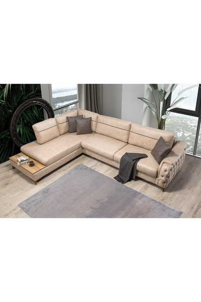 Luxehome Arya Zen Kumaş Köşe Koltuk