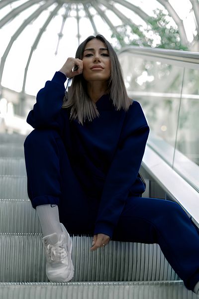BayBayan Γυναικείο Σετ Φόρμας Oversize Thick Trend Model