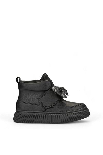 Papuçcity Arzen 03044 Girl's Bow Thermal Boots