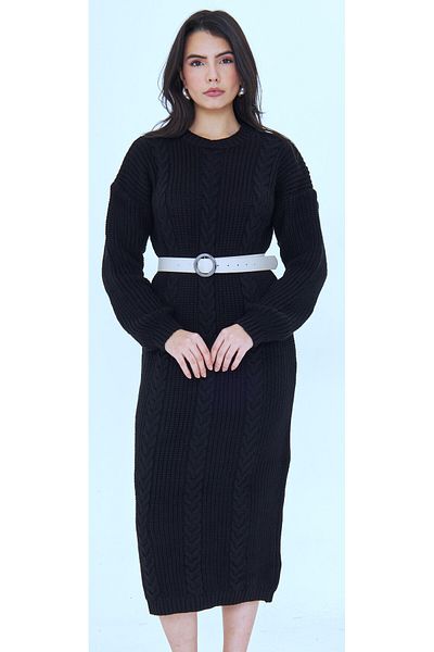 Lasirius Long Knitwear Women's Dress/Tunika - Oversize Sweater