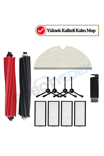 robotyedek Roborock Q5 Pro Plus - Σετ ανταλλακτικών συμβατό με 12 τεμάχια, φί...