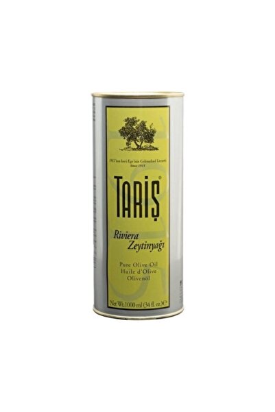 Tariş Riviera Zeytinyağı 1 Lt. Teneke (12'Lİ)