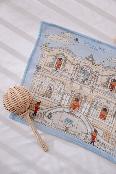 Atelier Babbi 100% Cotton 3-Piece Mouth Cloth Set - Küçüksu Pavilion