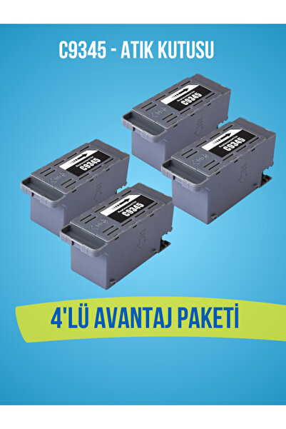 Bk Gift Epson Çipli C9345 Mürekkep Bakım Kutusu Muadil (4'lü Paket)