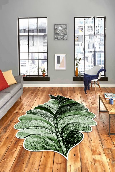 Viyana Home Dijital Baskılı Kaymaz Taban Yıkanabilir Lazer Kesim Yolluk Salon...