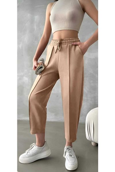 CNG MODA Puff Scuba Jogger Pants Modal Fabric
