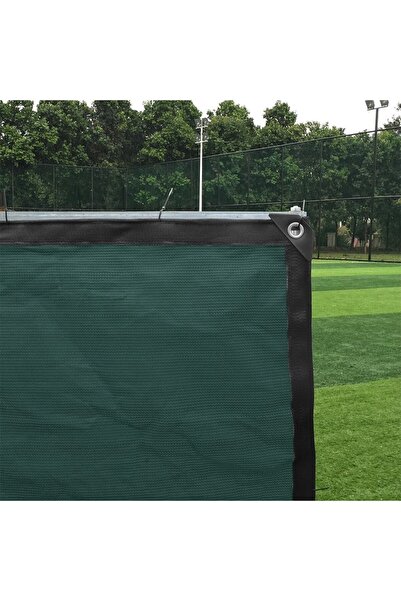 DR 1.5x100 Gölgelik File %95 Koyu Yeşil Halkalı Kolonlu Gölgeleme Filesi Bahç...