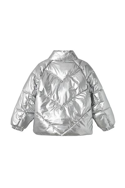 Name it Nkfmisty Kids Puffer - Kids Casual Coat 13233969 -Silver Gray