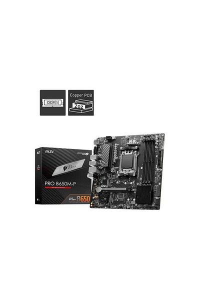 MSI Pro B650m-p Ddr5 Hdmi-dp Pcie 4.0 Am5 Matx