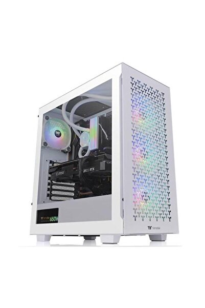 THERMALTAKE AIR SNOW V350 TG CA-1S3-00M6WN-03 GAMING MID-TOWER PC KASASI BEYAZ