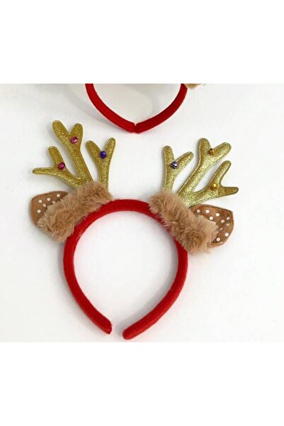 Orca Geyik Kulaklı Pofuduf Yılbaşı Tacı