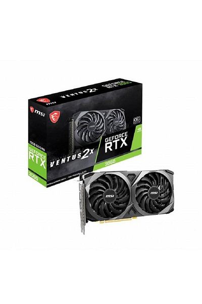 MSI Rtx3060 12Gb Ventus 2X 12Gb Oc Gddr6 HDMI Dp Pcie 16X V4.0 - Pc Gaming Video Card