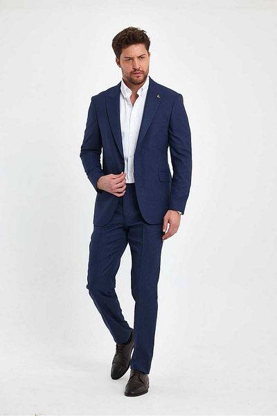 Savira slimfit ανδρικό σακάκι και γιλέκο και μπαντόν υφαντό ύφασμα drop 6