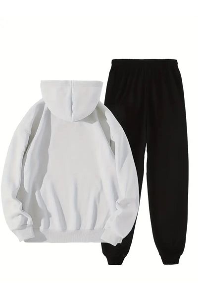 YOHO SPORT Σετ φόρμας με κουκούλα Paris Print - Σετ ράστερ και βαμβακερό μαλακό χοντρό σετ 2 τεμαχίων