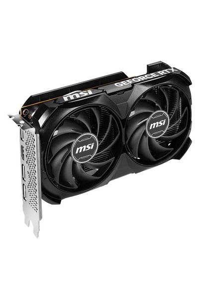 MSI Geforce Rtx4060 Ventus 2X Black 8Gb Oc Gddr6 Dlss 3 128 Bit Graphics Card