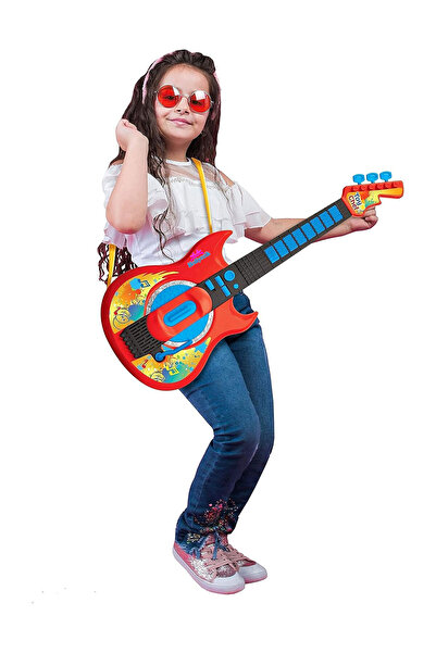 hediyecik Oyuncak Elektro Gitar Müzik Dünyam Erkek ve Kız Çocukları için Müzi...