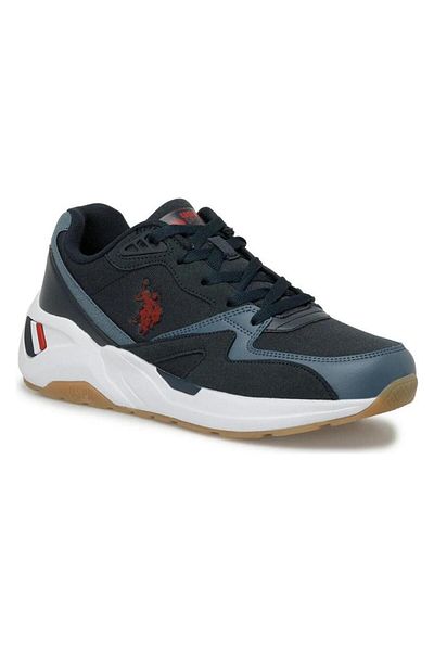 U.S. Polo Assn. POLO S.U.A. ASSN HUSKY 4FX MARINE ROȘU ALBASTRU PANTALOI SPORT ANATOMIC CASUAL CONFORT
