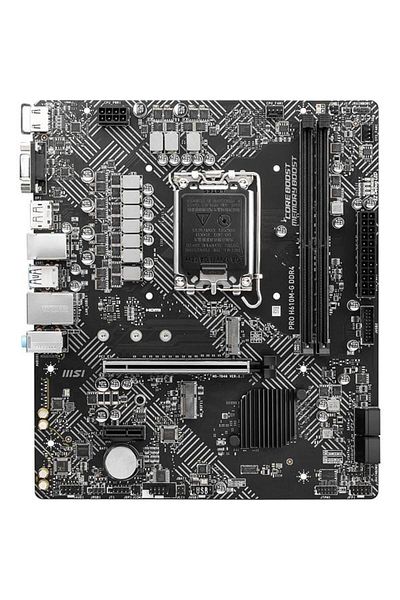 MSI Pro H610M-G Ddr4 M2 Pcie Nvme HDMI 16X V4.0 1700P Matx - Pcie Card 16X