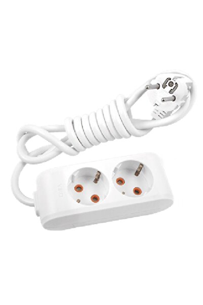 VİKO Viko Multi-let Vm23 - 2 مقبس 3 متر مع كابل مؤرض ( 90113203 )