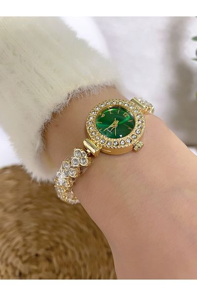 Bimodabu Luxury Women's Wrist Watch with Zircon Stone