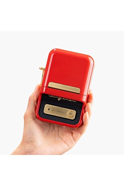 Genel Markalar B21S Red Termal Taşınabilir Bluetooth Etiket Yazıcısı