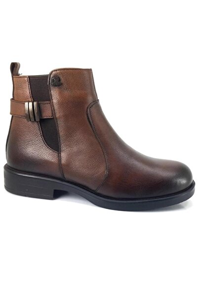 Venüs 1852533k Hakiki Deri Alçak Topuklu Kadın Klasik Bot