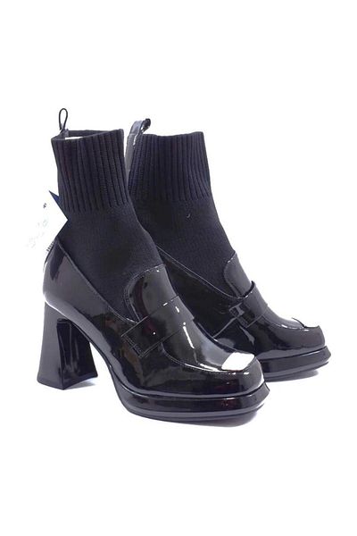 Guja 24k429 Γυναικεία Πλατφόρμα Σόλα Κάλτσες Loafer Patent Leather Boots
