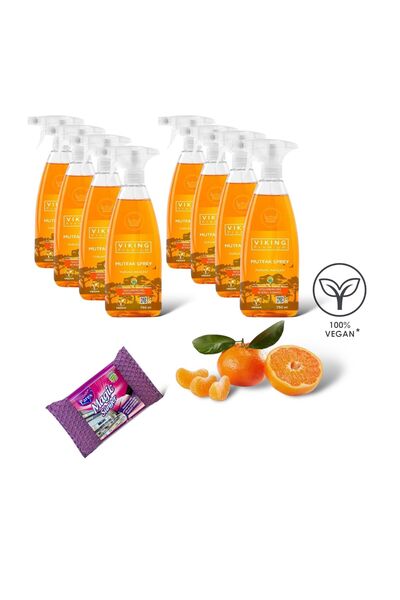 Viking Premium 8 Adet Mutfak Spreyi + Magic Sünger