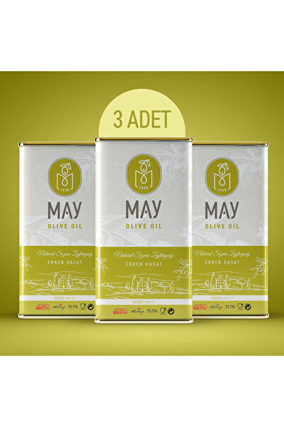 may yapıcıoğlu Erken Hasat Doğal Sızma Zeytinyağı - 15 Lt | May Olive Oil