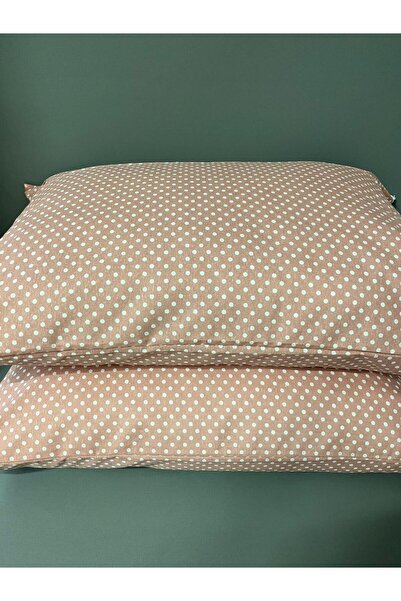 mihriban Σετ 2 Μαξιλαροθήκες με μοτίβο πουά 50x70 εκ