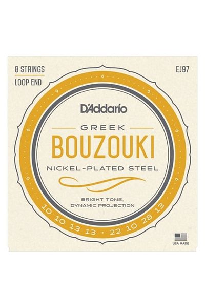 Daddario Ej97 Bouzouki - Greek Nickel Wire Buzuki Set