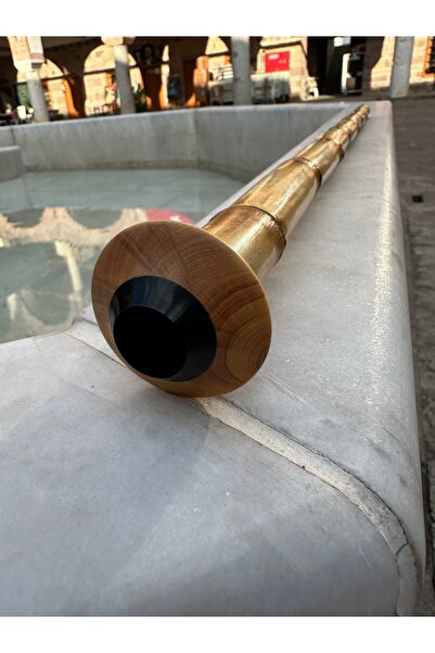 SULTANMUSİCALSHOP Ney Profesyonel Kız Ney Sağ El Üstte Boynuz Başpareli Deri Kılıf