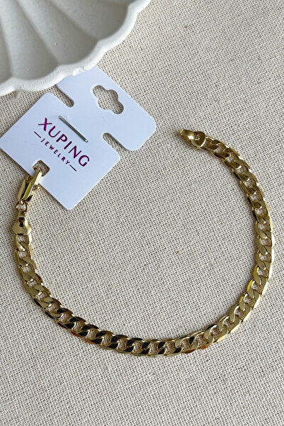 MODA Caprea Xuping 14 K Renk 19 Cm Ezme Zincir Kadın Bileklik Kadın Xuping Bileklik