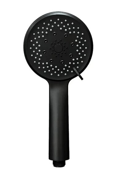 Plodna House Siyah 5 Fonksiyonlu Yüksek tayzikli Duş başlığı