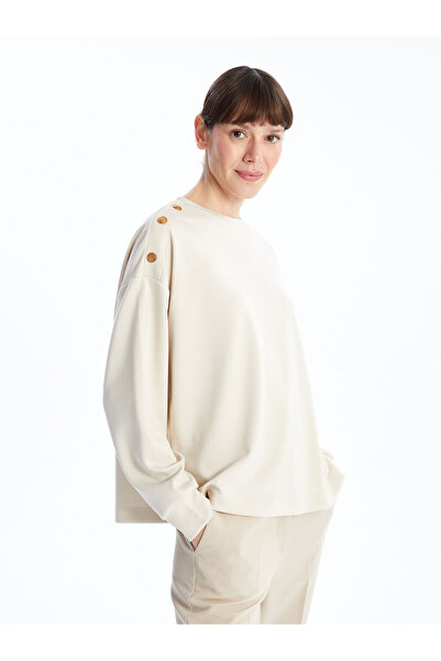 LC Waikiki Hanorac oversize pentru femei LCWK Crew Neck