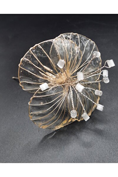 gelin Large Flower Hairpin,Design Hairpin,Bridal Hair Accessory, Transparent ...