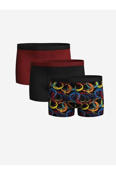 LC Waikiki Standard Fit Cotton Flexible Ανδρικό Boxer 3 τεμαχίων
