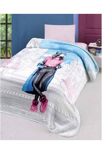 MİNK Tema Licensed College Blanket Single 160x220 Cm & College