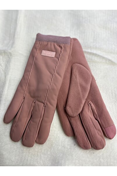 İşnar Kadın şişme dokunmatik polar eldiven