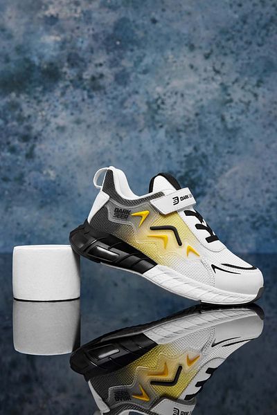 DARK SEER Ds Mirana Weiß Gelb Kinder Sneaker