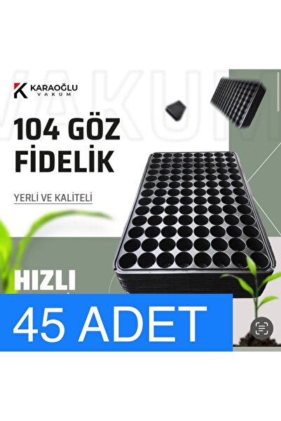 KARAOĞLU VAKUM AMBALAJ Fide Viyol 45 Adet 104 Göz Fide Viyolü Fidelik , Fide ...