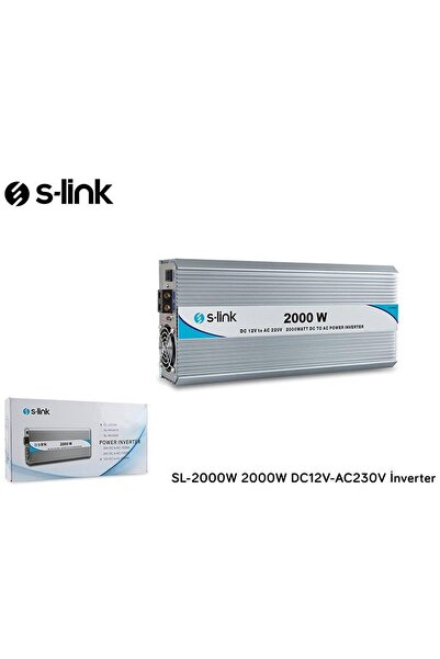 S-LINK Sl-2000w 2000w Dc12v-ac230v Inverter