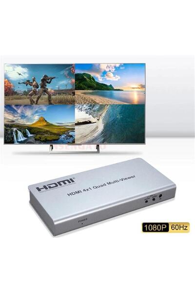 Universal Nova HDMI 4-1 Quad Multi Viewer 4 Giriş 1 Çıkış