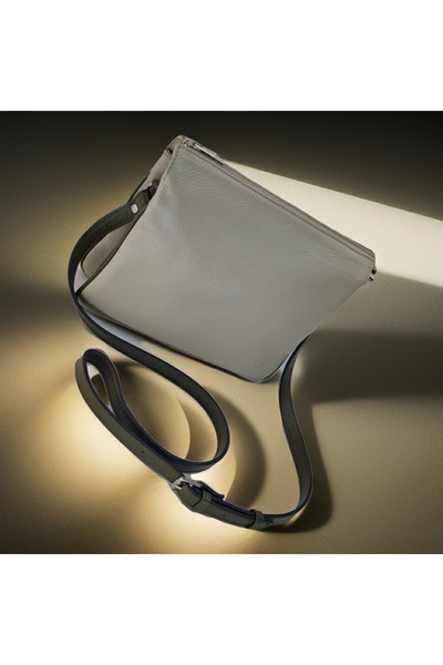 valentina victoria Valvic Genuine Leather Soft Crossbody Bag with Many Pocket...